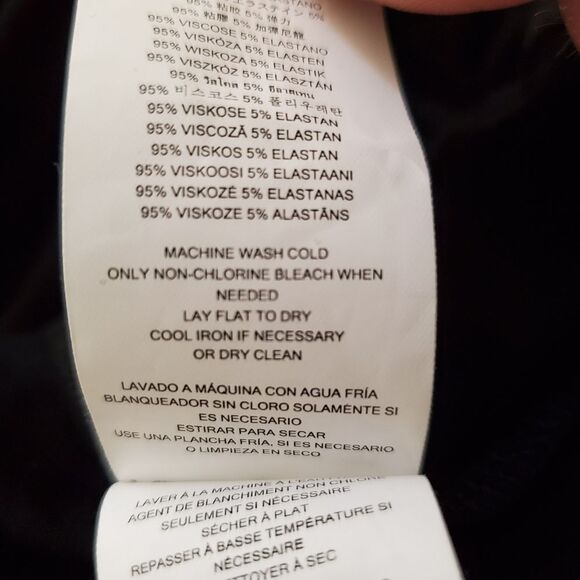 Michael Kors Mock-Neck Solid Jersey Top - size Medium in Black - Picture 12 of 12